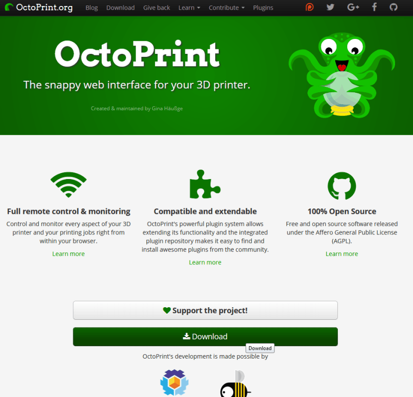 3D Printer using OctoPrint & Raspberry Pi | OctoPi | DesignSpark