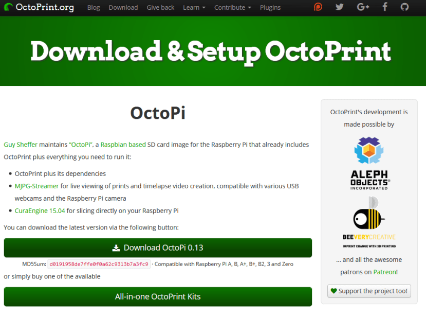 3D Printer using OctoPrint & Raspberry Pi | OctoPi | DesignSpark