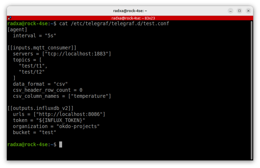 Telegraf Configuration