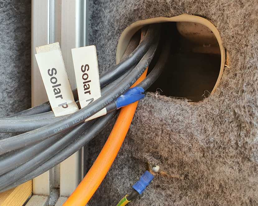 Solar, AC, DC and split charge cables