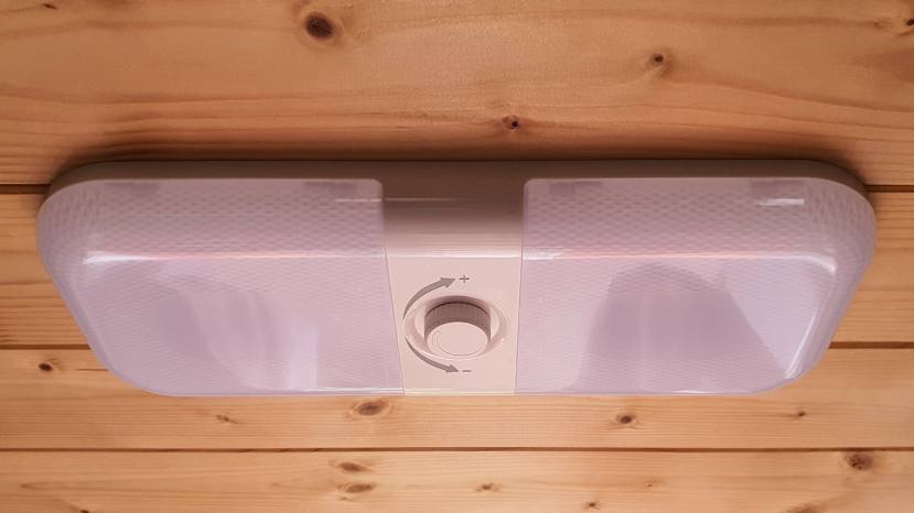 Bulkhead lights fed from cables