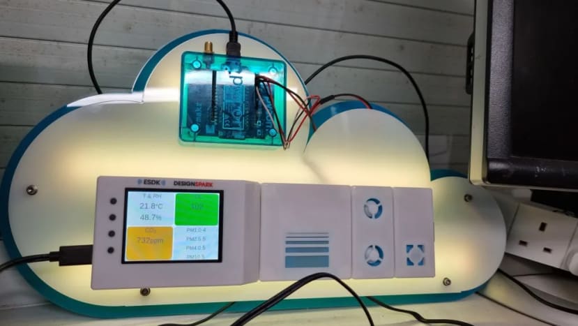 Air Quality Monitoring in a Community Workshop