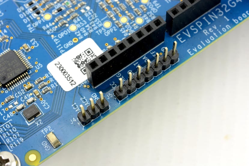 PCBA - Pin headers to access DAC outputs
