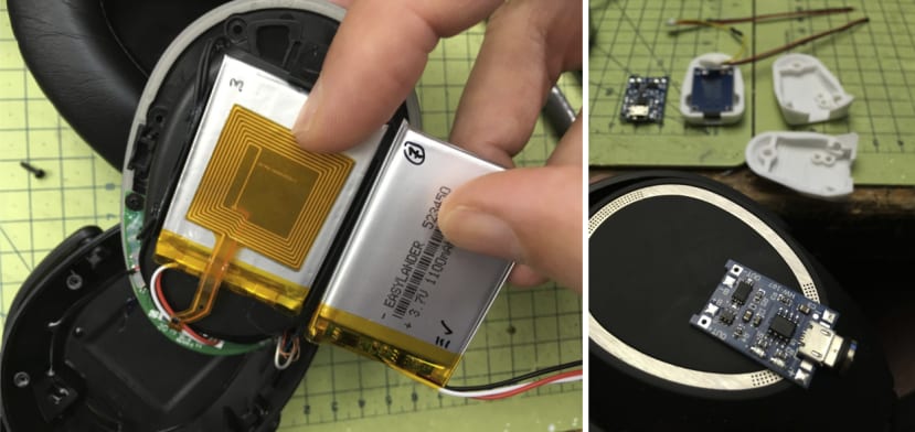 Original battery (700mAh), vs new 1100mAh battery