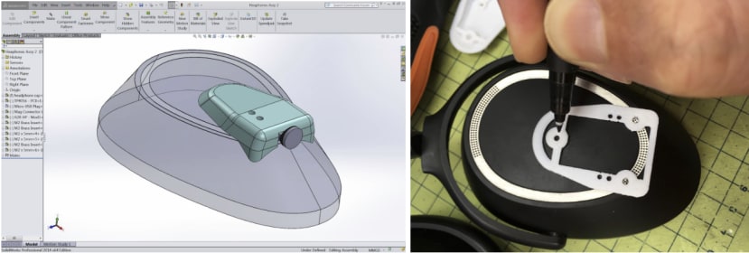 CAD model and prints