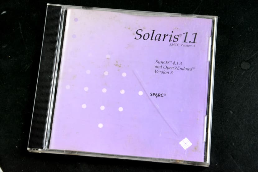 early version of the Solaris operating system