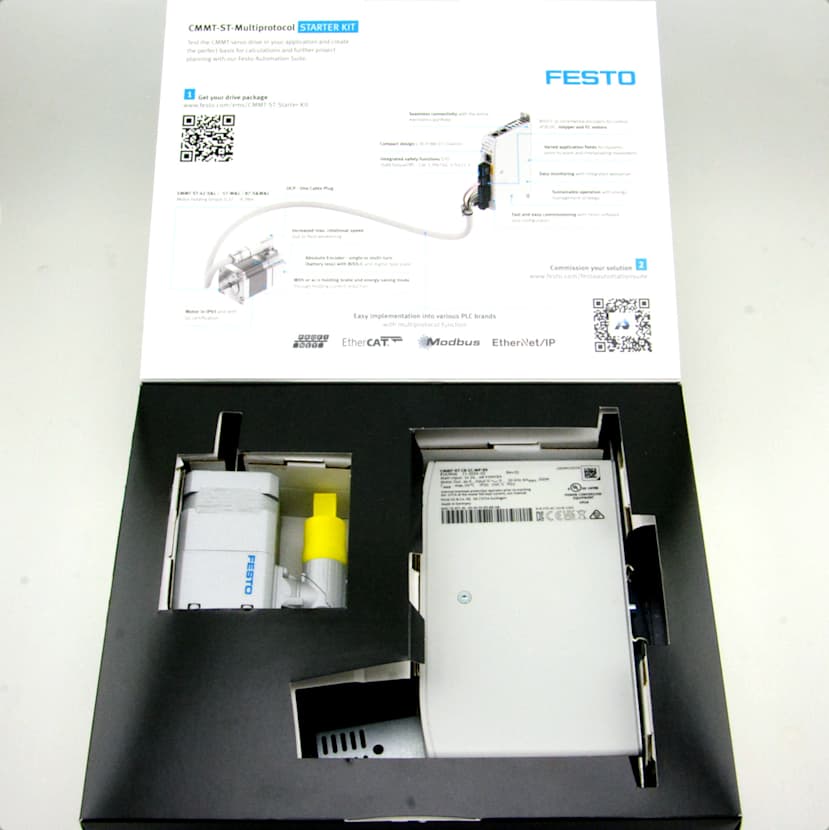 Kit Contents - opened box showing content