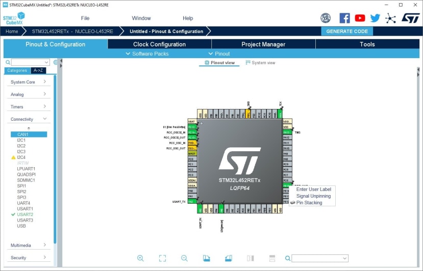 Pins can also have user-assigned signal names applied