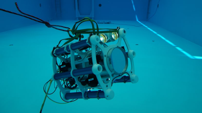 Robocik - Underwater in action