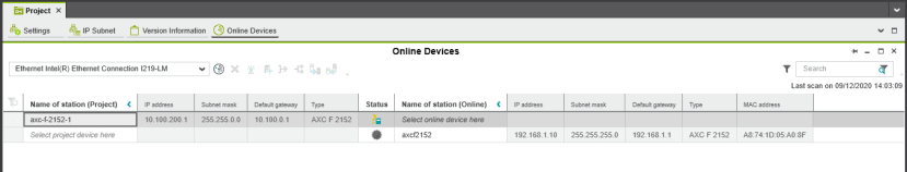 plc next engineer software discoverng online devices