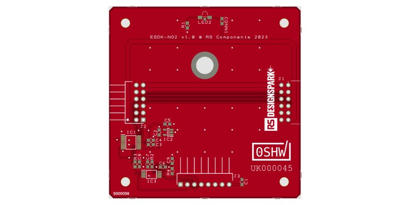 ESDK NO2 module with OSHWA Certification mark