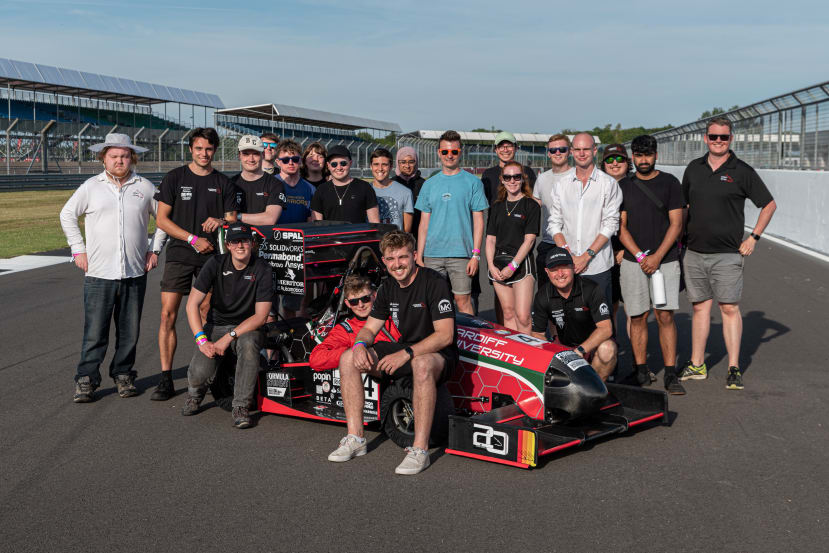 Cardiff Racing Team Photo at FSUK