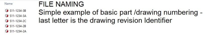 illustrating file naming