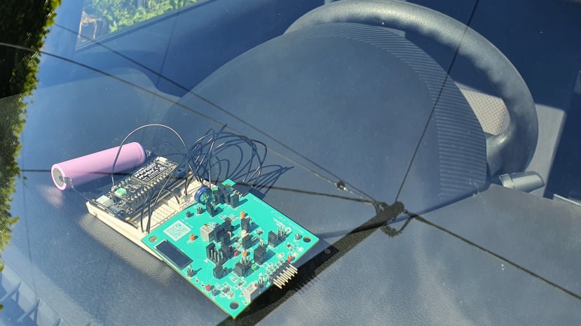 Green LED colour informs the driver of optimal microclimate conditions