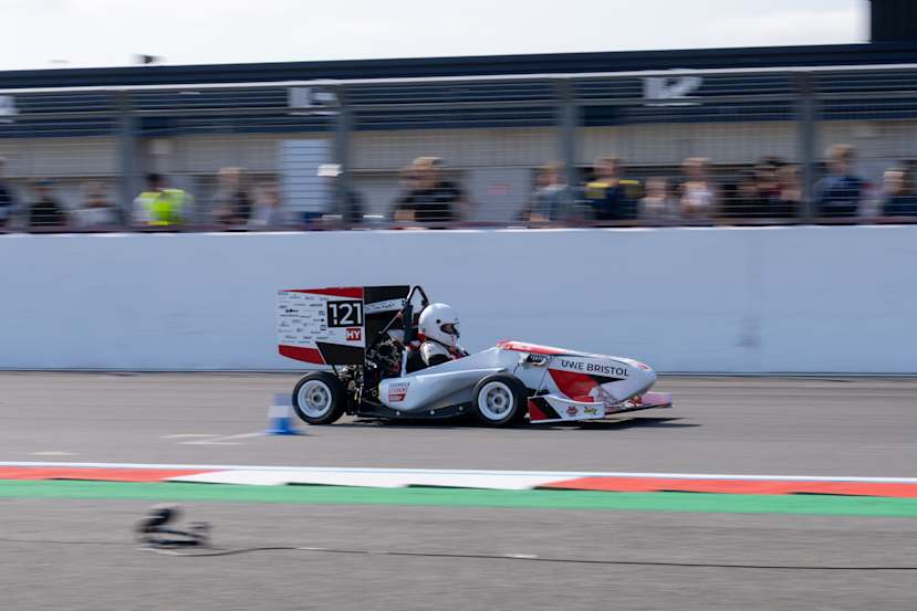 Car on track