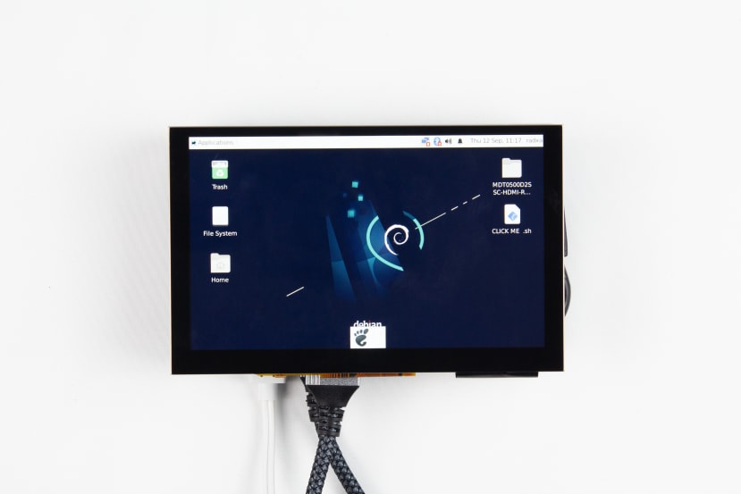 Rock 4C+ connected to a Midas HDMI Display
