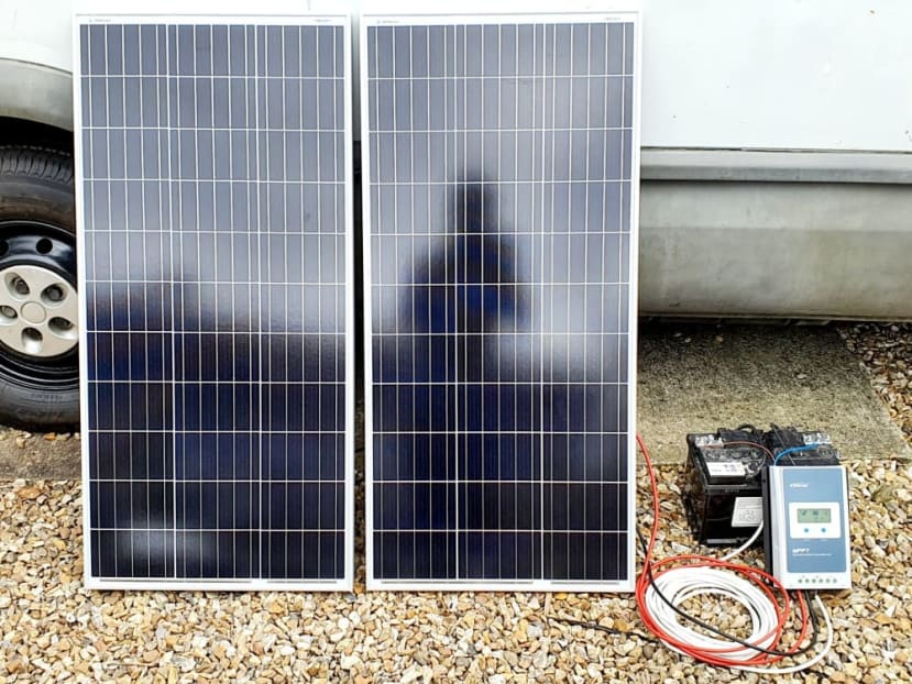 The off-grid solar and storage system