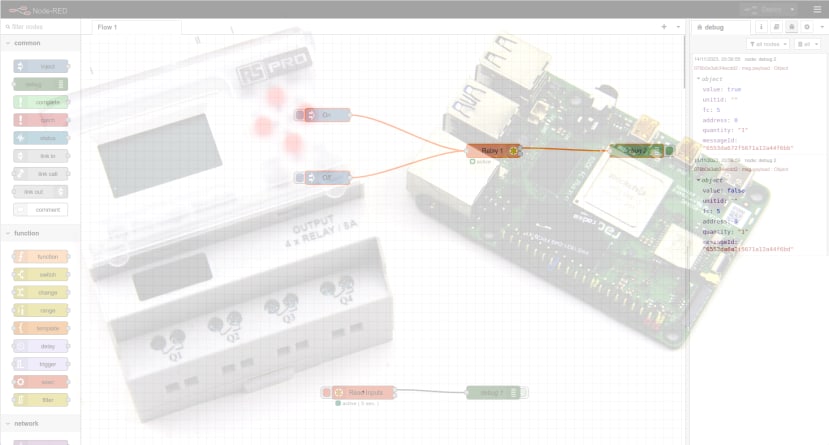 Connecting a Rock to an RS Pro PLC