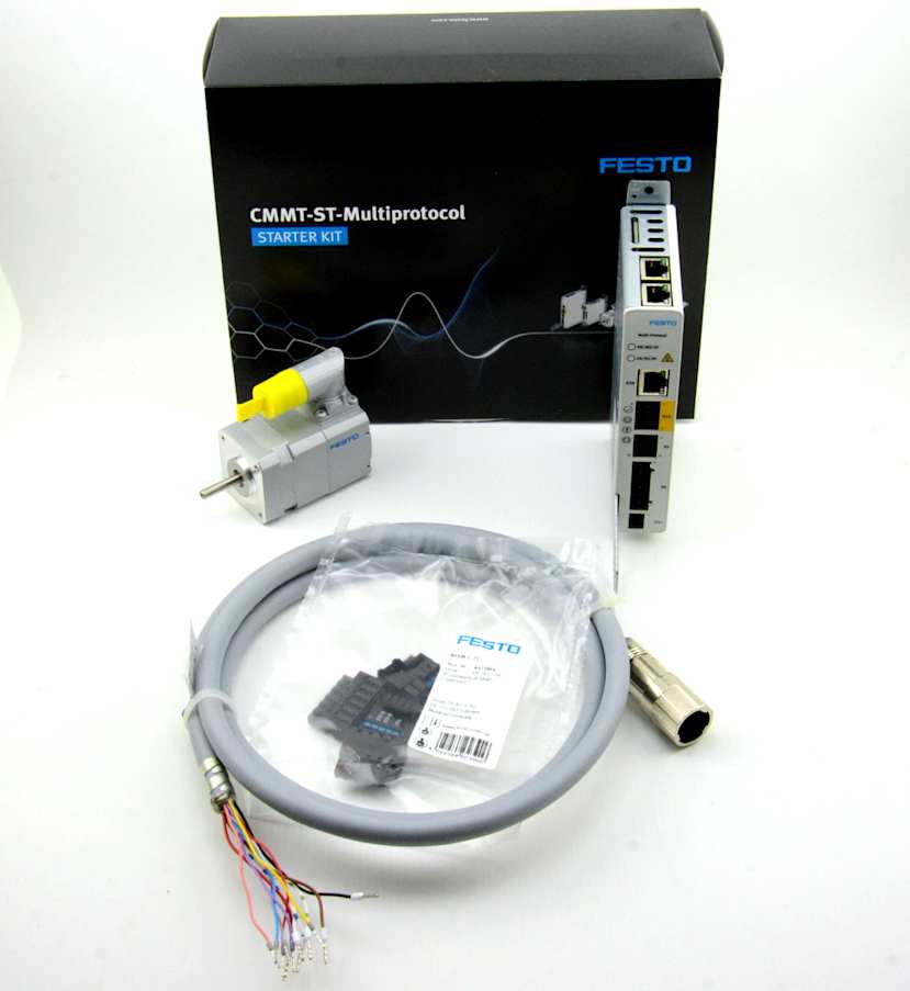 Festo CMMT-ST Starter Kit Unboxed