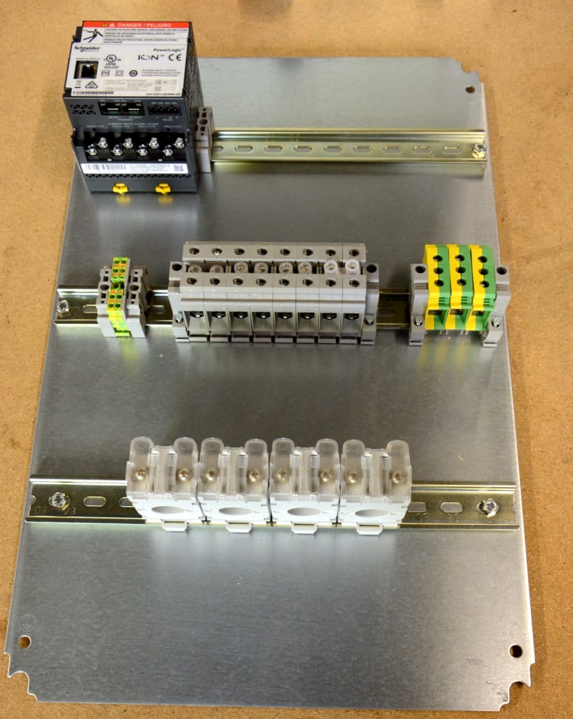 DIN Rail Mounting plate and fittings