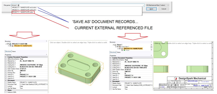 Illustrating save as