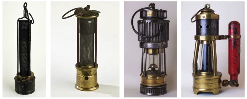 Miners' safety lamps