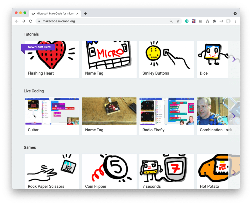 makecode tutorials and coding