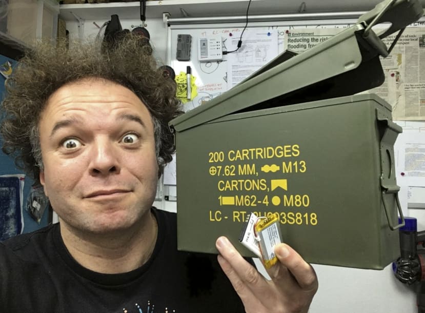 Jude with Ammunition Box