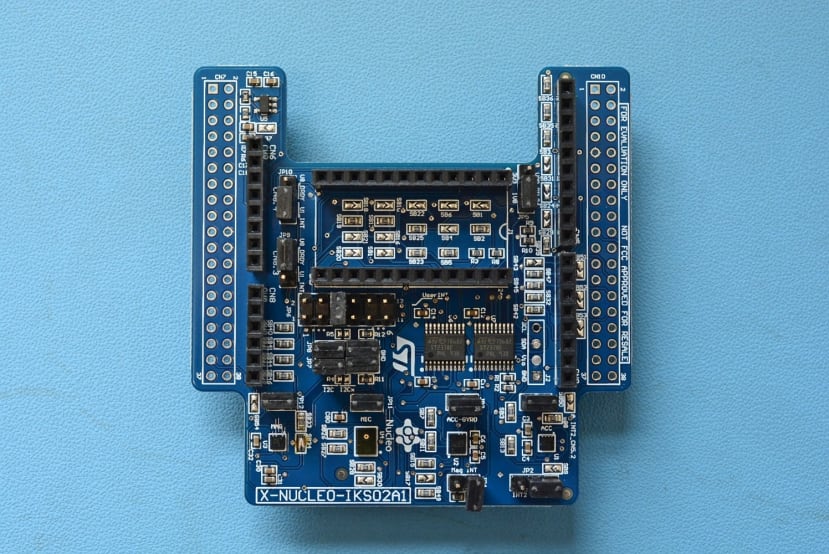 X-NUCLEO-IKS02A1 industrial sensor board is included