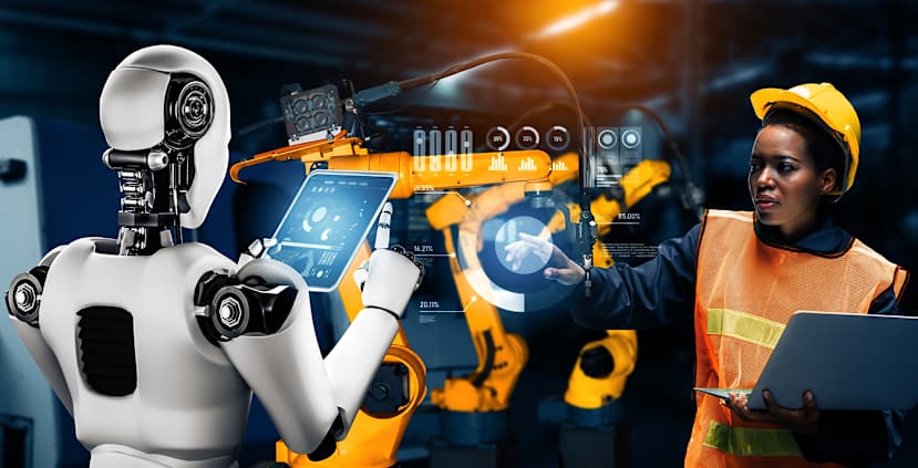 Robots working with people