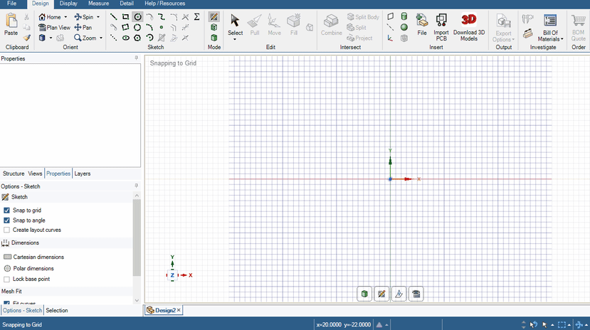 How do I create a pattern of objects in DesignSpark Mechanical?