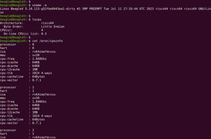 running commands to access Linux