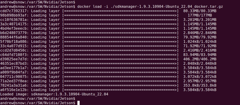 Docker Load Screen