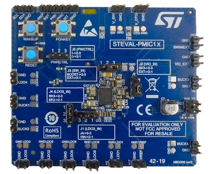 Top level image of the STEVAL-PMIC1K1