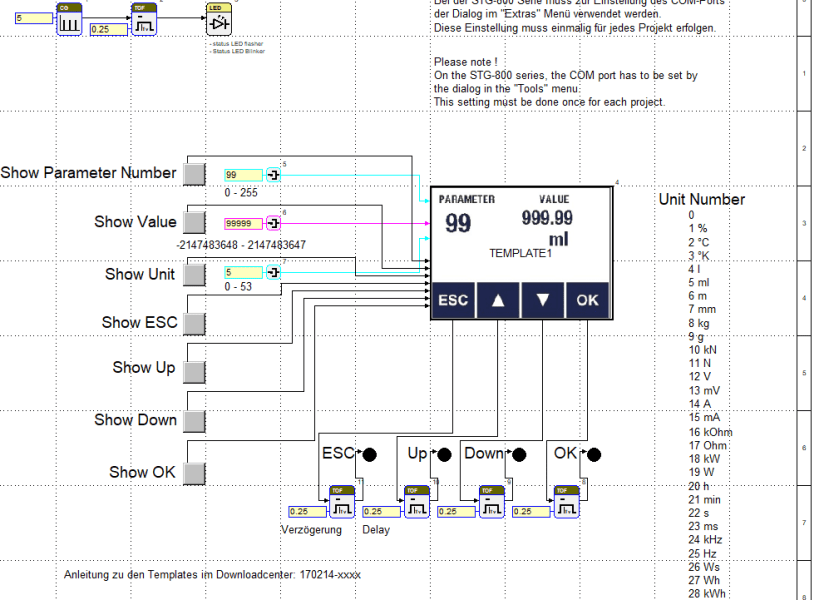 Display Example - With Switches