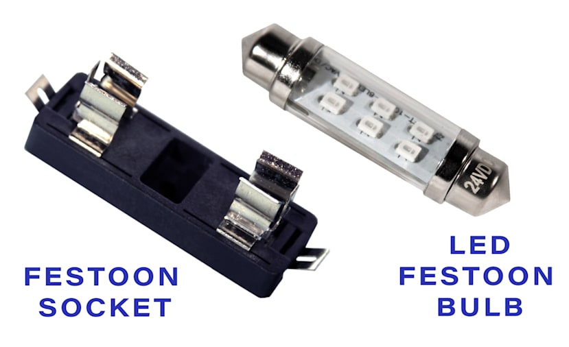 Festoon Bulb and Socket