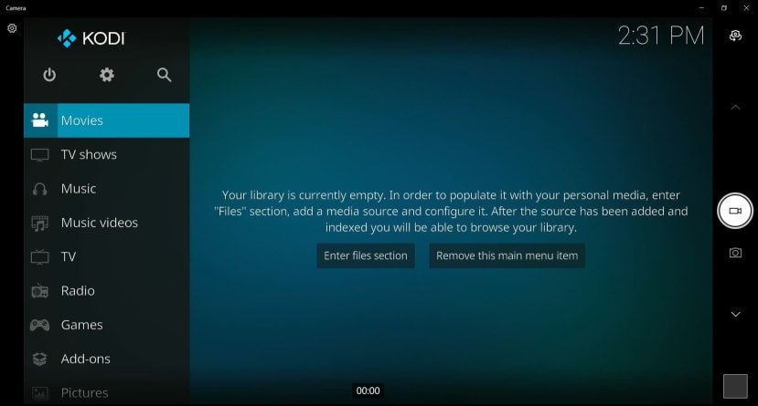 KODI Screen