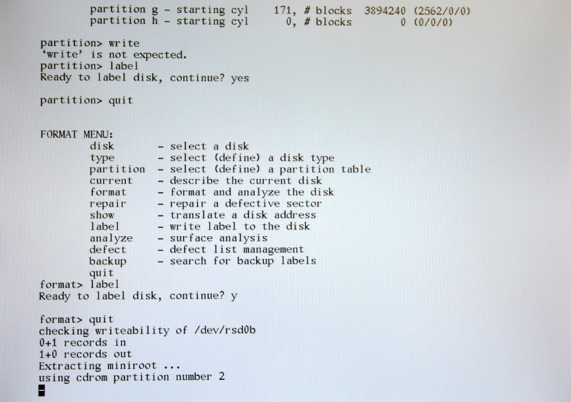 Installing - booting from CDROM