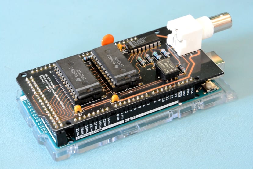 Interface build - completed and fitted onto an Arduino Mega 2560