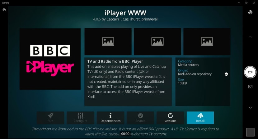 KODI Add-Ons - BBC Player