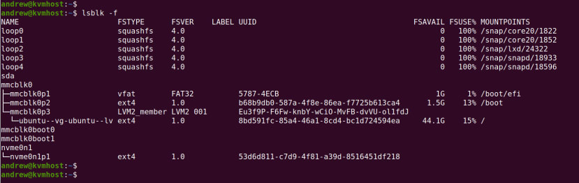 Finding out the partition UUID