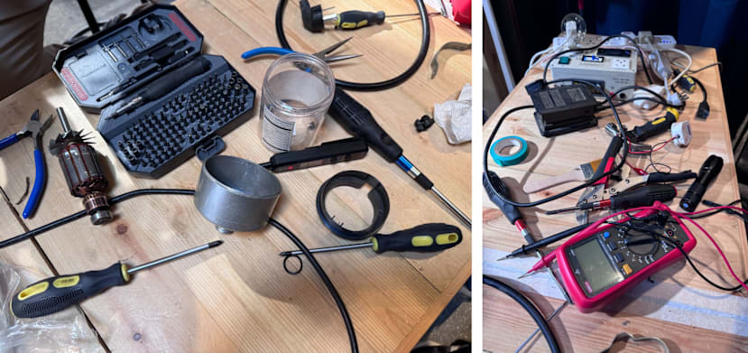 Tools used to open equipment