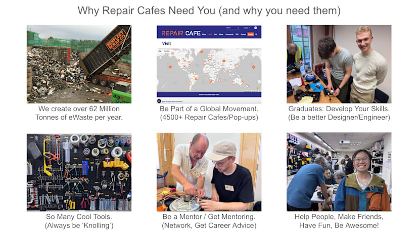 Why Repair Cafes Need You