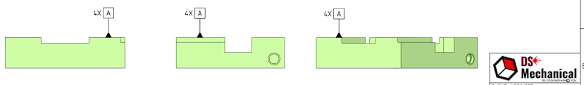 MULTIPLE display of GD&T Datums