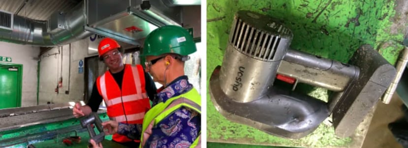 Visiting eWaste recycling facility - SWEEEP Kuusakoski - UK