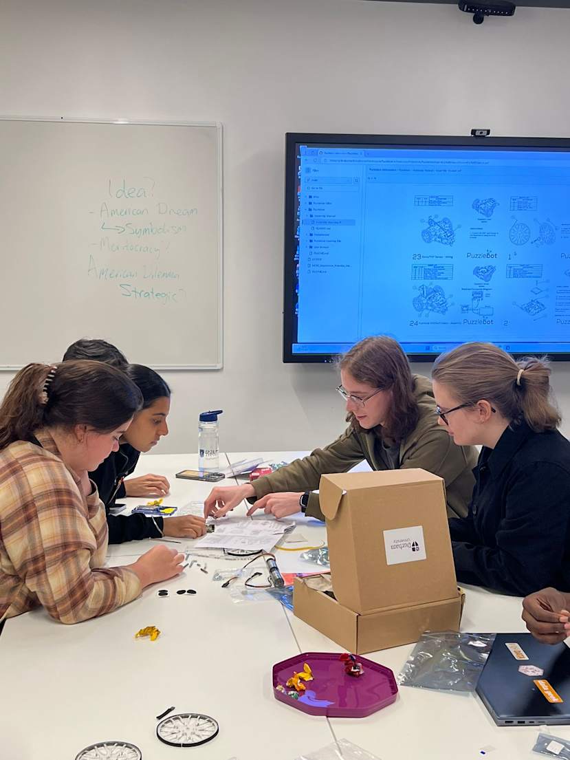 Working on the project