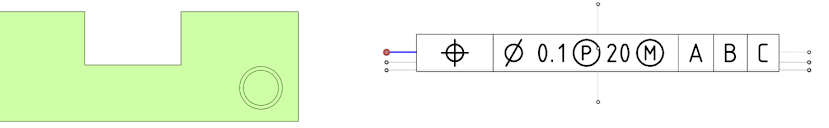 Feature Control frame added to a model
