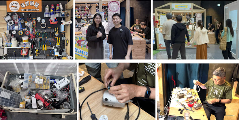 Pop-up repair cafe