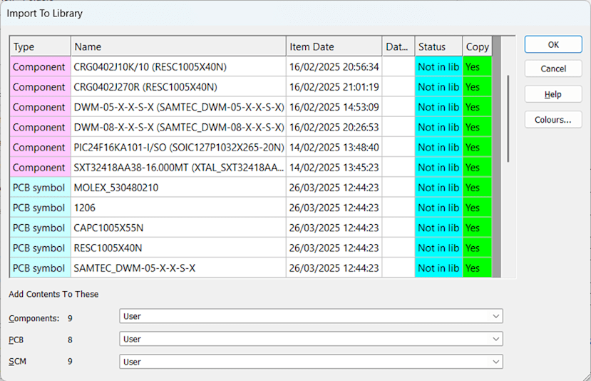 Import Library File