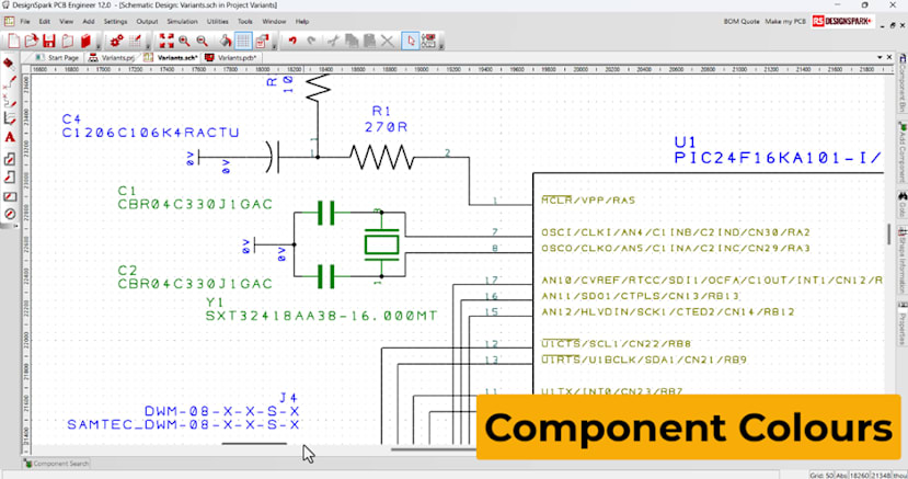 Component Colours